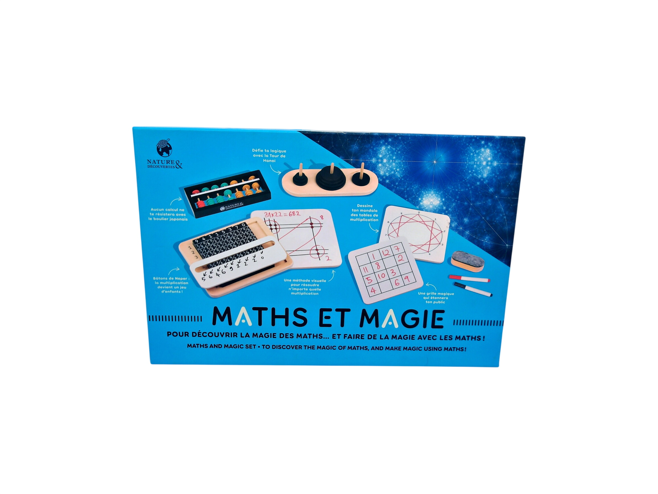 Coffret maths et magie Comme neuf -  reconditionné disponible sur Label Emmaüs